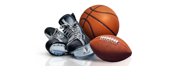 DIRECTV Sports Central screen showing live football scores and upcoming games.